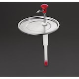 thumbnail of Schneider - Druckknopf Dosierspender, Edelstahl, Ø 265 mm x 390 mm - 10,0 L