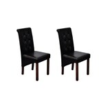 thumbnail of vidaXL Eetkamerstoelen 2 st kunstleer zwart
