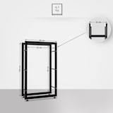 thumbnail of Kaminholzständer Keri V2 schwarz/25x60x100 cm