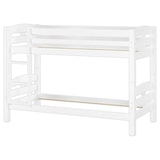 thumbnail of Kinderstockbett Etagenbett Kiefer weiß 90x200 Massivholz-Bettgestell ohne Rollrost 60.10-09WoR
