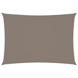 thumbnail of Toldo de vela rectangular tela Oxford gris taupe 2,5x4 m