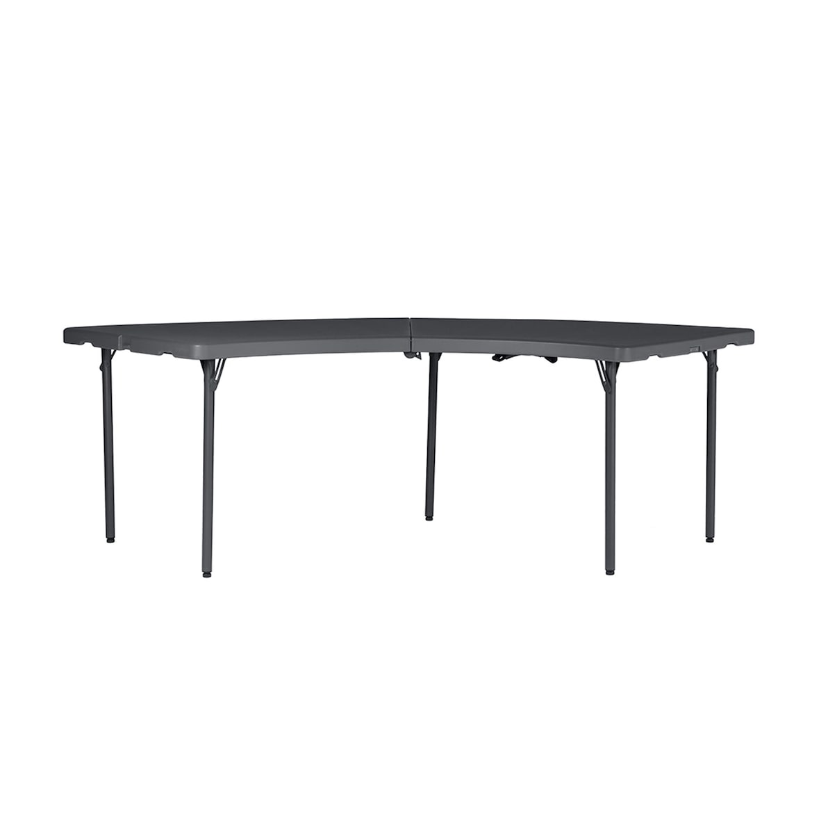 ZOWN Mesa plegable media luna XLmoon 232 x 76 cm