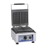 thumbnail of Plancha para gofres KBS con placa fija para 2 gofres, cajón para restos de 10 x 17 x 1,5 cm.