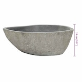 thumbnail of vidaXL Waschbecken Flussstein Oval (37-46)x(29-36) cm