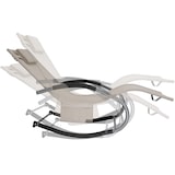 thumbnail of tectake Tumbona de jardín TAYA, ergonómica, función oscilante - Juego de 2 beige