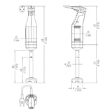 thumbnail of SAMMIC Triturador de brazo profesional para 10 l, 240W mod. XM-12. Velocidad variable.
