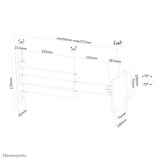 thumbnail of Neomounts FPMA-W830BLACK schwenkbare TV Wandhalterung 10-27 Zoll, schwarz