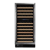 thumbnail of Vinoteca Vinobox 110 2T inox 110 botellas 2 temperaturas, de 5º a 10º y de 10º a 18ºC, 210 W, 11 baldas de madera extraíble