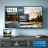 thumbnail of CSL Mini DisplayPort zu HDMI Typ A Audio- & Video-Adapter, Full HD MiniDP Adapter / Konverterkabel