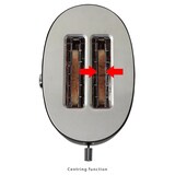 thumbnail of Clatronic TA 3690 Tostadora Pan, 2 Rebanadas, Regulador Nivel Tostado, 3 Funciones, Calienta Panecillos, Recogemigas, Negro, 850W