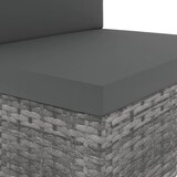 thumbnail of vidaXL 4-tlg. Garten-Lounge-Set Poly Rattan Grau