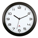 thumbnail of Horloge murale à quartz, cadre en ABS noir Ø 30 cm