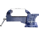 thumbnail of tectake Étau de serrage, établi, Enclume, Plateau Base tournante  Bleu