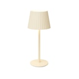 thumbnail of WellHome - Lámpara de Mesa Crema LED recargable con 24 luces blancas cálidas y 3 niveles de brillo Ø9x27,5cm
