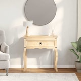 thumbnail of Mesa consola Corona madera maciza de pino 73x35x73 cm