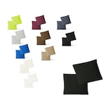 thumbnail of Kissenhülle Kissenbezug Doppelpack mit Reißverschluss hochwertige Jersey Qualität Schwarz 40 x 40 cm