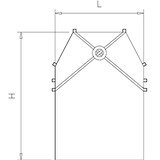 thumbnail of Pantalla facial antiproyecciones 180 mm.