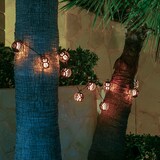 thumbnail of LED Lichterkette Feuerball 8 Leuchtkugeln mit Flammeneffekt 2,1m Timer für Außen