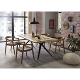 thumbnail of SIT Möbel Mango houten eettafel, frame in antiek zwart | B 240 x D 100 x H 75 cm | natuur | 15284-11 | Serie TISCHE & BÄNKE