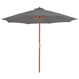 thumbnail of vidaXL Parasol met houten paal 300 cm antraciet