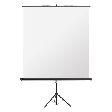 magnetoplan Stativleinwand Professional 6100112 150x150cm weiß