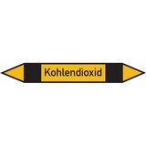 thumbnail of Rohrleitungskennzeichen Kohlendioxid - 100x15 mm Folie selbstklebend