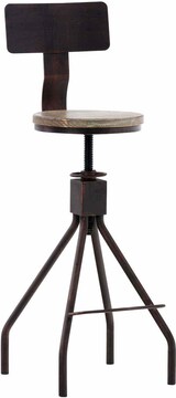 thumbnail of CHEFGASTRO Barhocker NICE HxBxT 93x45x45cm Metall Bronze Barstuhl