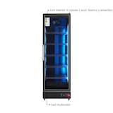thumbnail of Gasfrit - Armario expositor para bebidas refrigerado Subzero 1 puerta gran capacidad 635 x 710 x 2050 mm 450 litros , Luz led en cristal multicolor