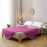 thumbnail of 2 Stück Microfaser Sommer Steppbett 155x220 – lila und pink / OEKO-TEX / kochfest 95° / Leichtsteppbett für heiße Tage / ohne Bezug verwendbar