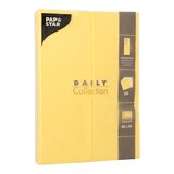 thumbnail of PAPSTAR, Servetten "DAILY Collection" 48 cm x 30 cm geel met bestekvouw