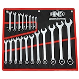 thumbnail of FAMEX 10349-19 Gabel-Ringschlüssel Satz in Tasche - Ringmaulschlüssel - Schraubenschlüssel Satz