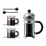 thumbnail of Cafetière Chambord 3 tasses en inox -  35.00 cl Transparent / Cristal Rond Verre Bodum 7.50x13.50 cm