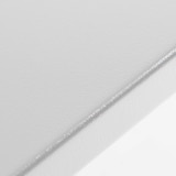 thumbnail of Rechthoekige witte metalen tuintafel - Oviala