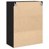 thumbnail of vidaXL Wandschrank mit Glastüren Schwarz Eiche 69,5x34x90 cm