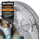 thumbnail of Brandson Bodenventilator 30 cm, Windmaschine Retro Stil, Ventilator, 3 Geschwindigkeitsstufen, Standventilator, hoher Luftdurchsatz