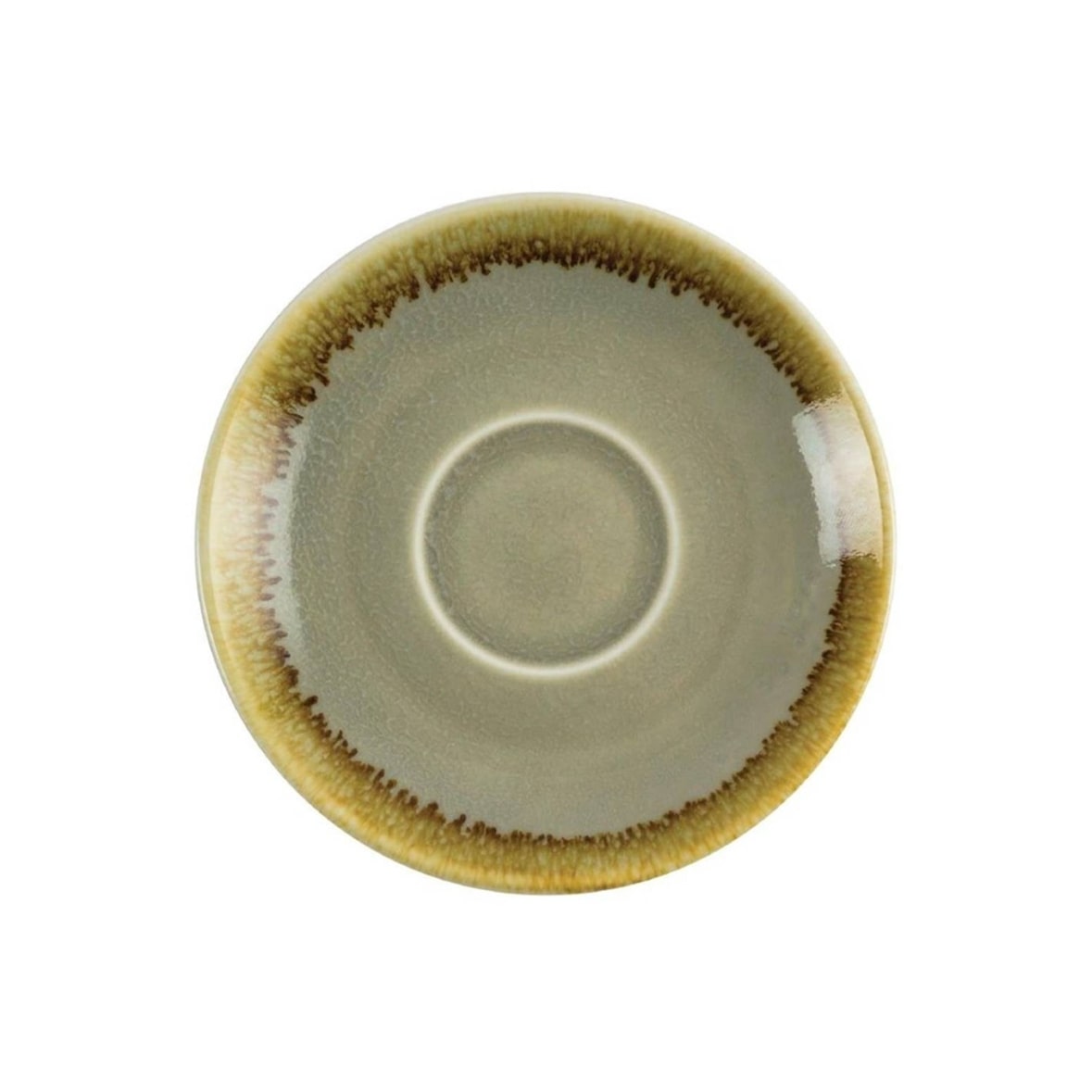 Olympia Kiln Untertassen Moos 11,5cm