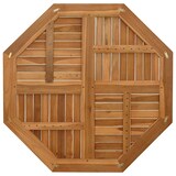 thumbnail of vidaXL Tischplatte 90x90x2,5 cm Achteckig Massivholz Teak