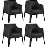 thumbnail of Set van 4 tuinstoelen Bartal zwart