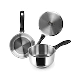 thumbnail of Casserole   induction 18 cm -  Argent Rond Inox Ibili