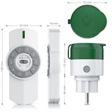 thumbnail of BEARWARE Außenbereich Funksteckdosen-Set 3x Outdoor Steckdosen + Fernbedienung / max. 25m