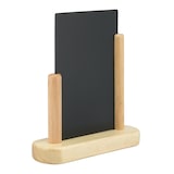 thumbnail of Securit® Quadro de mesa "Elegant" A6 - Madeira com acabamento faia lacado