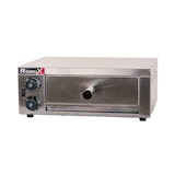 thumbnail of Romux® Forno de Pizza Eléctrico Compacto de 1 gaveta para 1 Pizza de 30 cm bancada em aço inox com Aquecimento Rápido | Temperatura 350°C - 1600 W