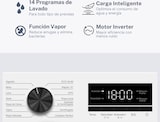 thumbnail of Lavadora 10 kg VOK con Instalación Incluida -  Clase A, Motor Inverter Silencioso, 1200 rpm, 14 Programas, EVW-10BAW12PR