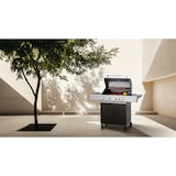 thumbnail of Tarrington House Barbecue à gaz PAXTON, 4+1 brûleurs, surface de cuisson 71 x 41 cm, 4 roulettes, housse de protection, inox, noir mat