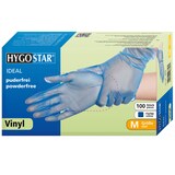 thumbnail of Vinylhandschuhe Ideal puderfrei 10x100 Stück 24 cm Größe L Blau  Einweghandschuhe Arbeitshandschuhe Einmalhandschuhe Vinyl Handschuhe