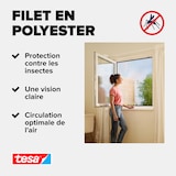thumbnail of TESA tesa® Insect Stop vliegenhor Vliegenhor voor ramen antraciet 130 x 150 cm
