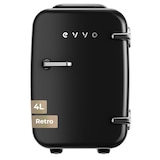 thumbnail of Nevera Mini EVVO F4BK Retro, 4 L, Negro, Refrigeración, Bajo consumo y mantenimiento de calor