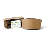 thumbnail of greenbox - Bechermanschetten aus Karton für 150 / 200 / 250 ml Pappbecher, braun, 100 St.