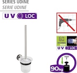 thumbnail of WENKO UV-Loc® WC-Garnitur Mod. Udine, Befestigen ohne Bohren mit innovativem Klebesystem