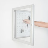 thumbnail of Danieli Store | Armario para Llaves con 45 Ganchos Numerados | Caja para Llaves con Puerta de Acrílico Transparente y Fondo de Acero Lacado.